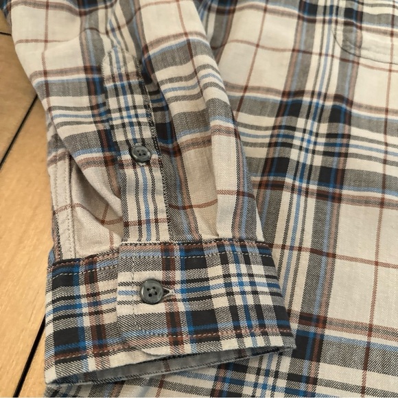 Carhartt Rugged Flex Flannel Shirt Men’s XL Relaxed Fit Blue Gray Plaid - Picture 6 of 14